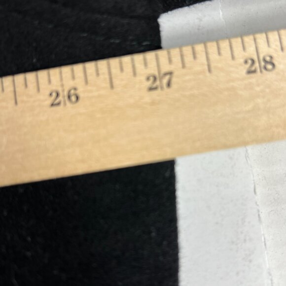 Schott Jacket Men's Extra Large Black Faded Wool Blend Full Zip Bomber Pockets - Picture 15 of 16